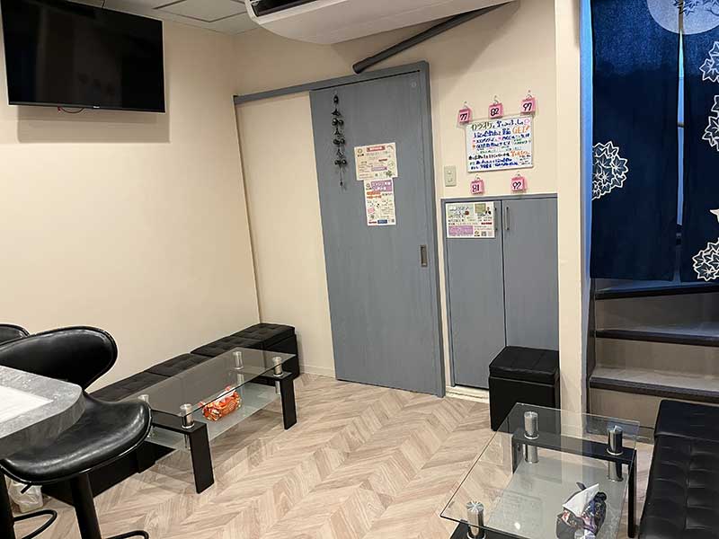 ゆとりある座席配置